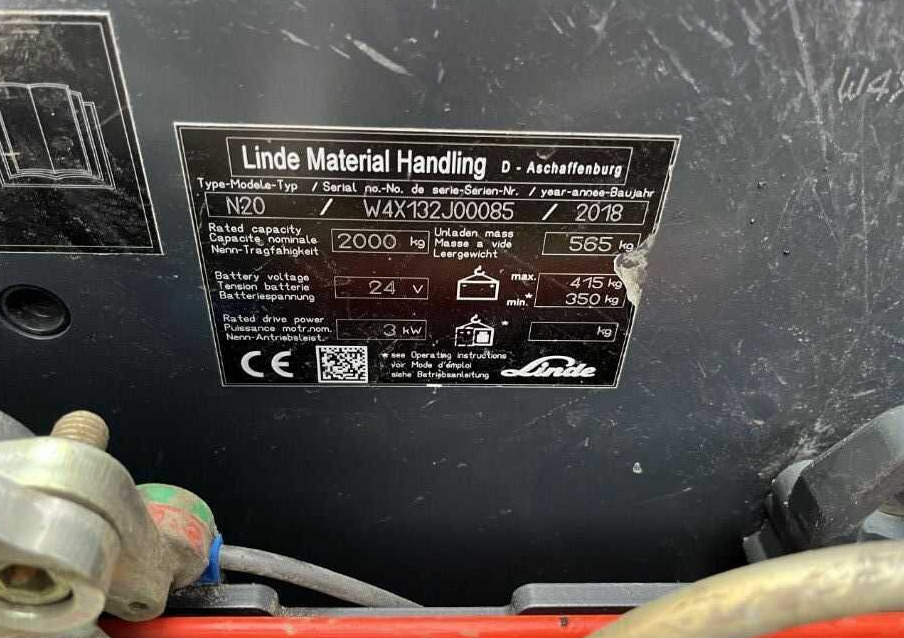 Linde N20 - Order-picker: foto 4 Linde N20 - Order-picker: foto 4
