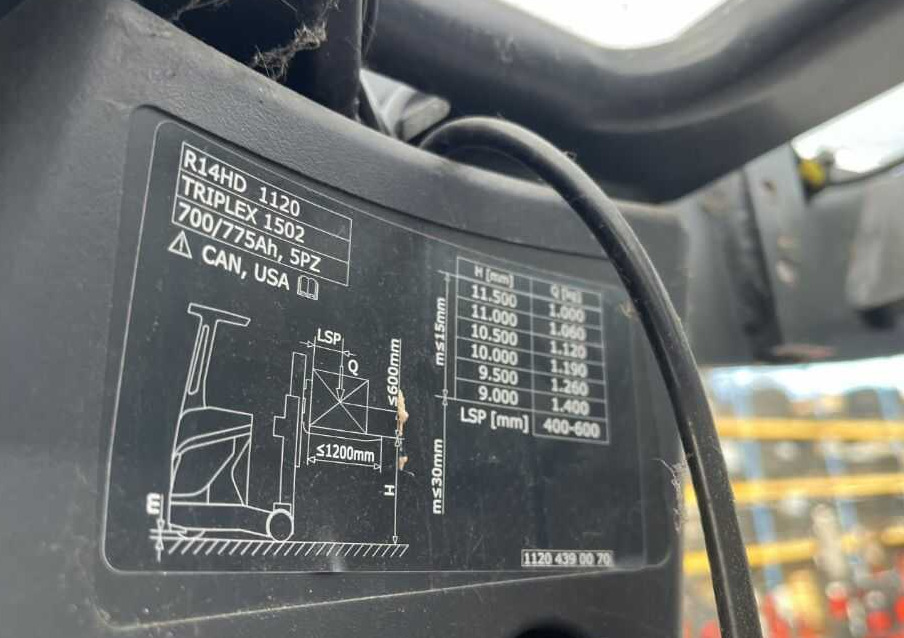 Linde R14HD-01 - Empilhador retráctil: foto 5 Linde R14HD-01 - Empilhador retráctil: foto 5