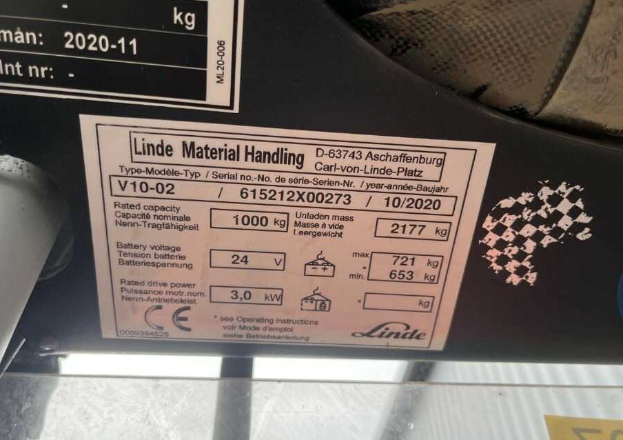 Linde V10 - Order-picker: foto 4 Linde V10 - Order-picker: foto 4