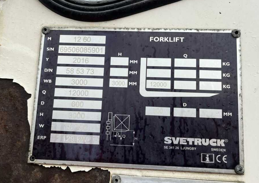Svetruck 1260 - Empilhadeira a diesel: foto 4 Svetruck 1260 - Empilhadeira a diesel: foto 4