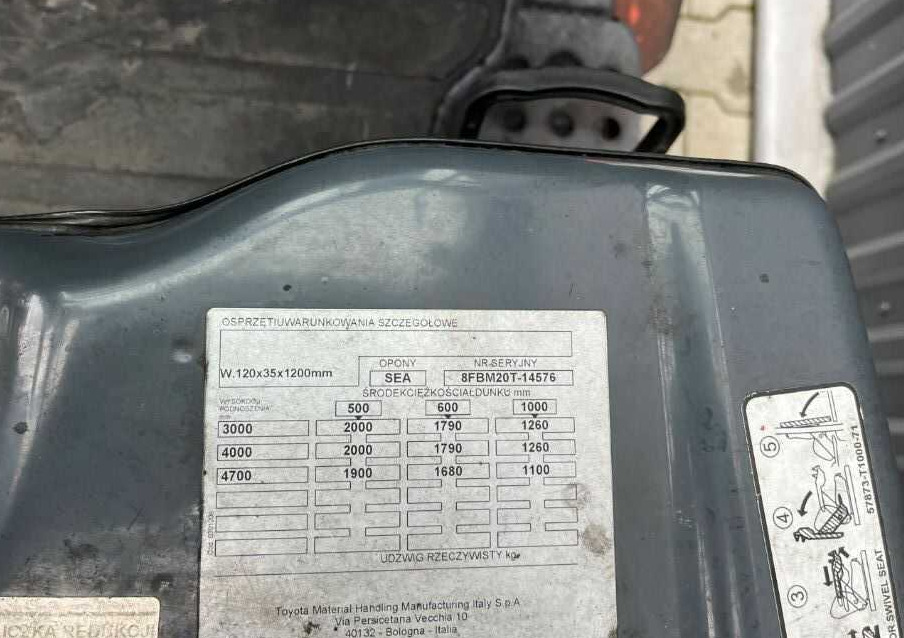 Toyota 8FBM20T - Empilhadeira elétrica: foto 5 Toyota 8FBM20T - Empilhadeira elétrica: foto 5