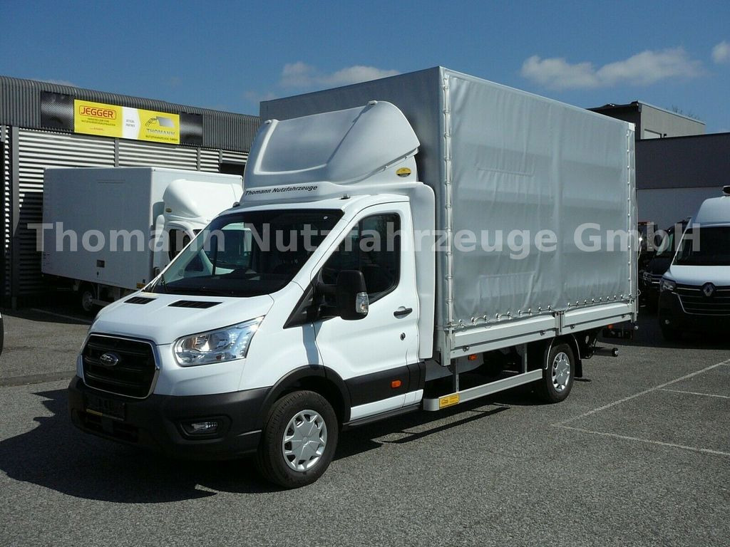 Ford Transit Pritsche Plane Ladebordwand Klima Temp. - Furgão de toldo: foto 2 Ford Transit Pritsche Plane Ladebordwand Klima Temp. - Furgão de toldo: foto 2