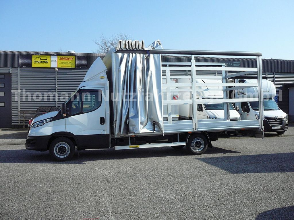 Iveco Daily 35S18 Pritsche Plane Edscha Verdeck - Furgão de toldo: foto 1 Iveco Daily 35S18 Pritsche Plane Edscha Verdeck - Furgão de toldo: foto 1