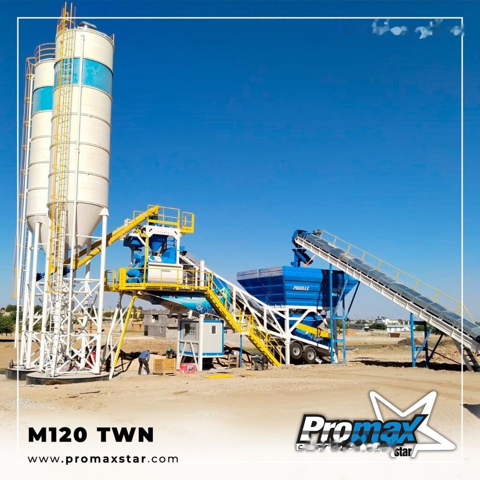 Promax Mobile Concrete Batching Plant M120-TWN (120m3/h) - Usina de concreto: foto 4 Promax Mobile Concrete Batching Plant M120-TWN (120m3/h) - Usina de concreto: foto 4