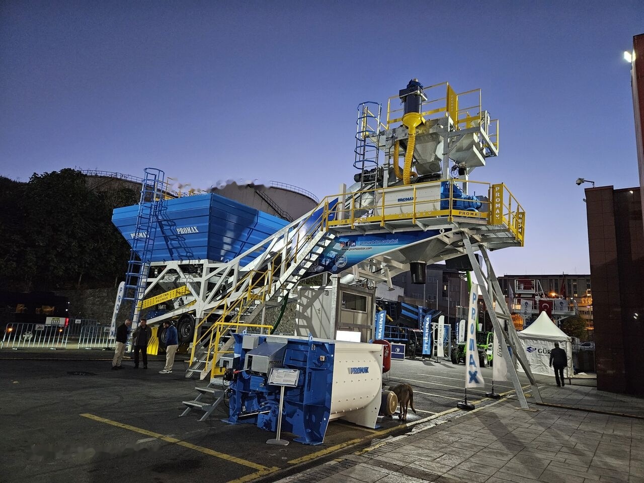 Promax Mobile Concrete Batching Plant M120-TWN (120m3/h) - Usina de concreto: foto 2 Promax Mobile Concrete Batching Plant M120-TWN (120m3/h) - Usina de concreto: foto 2