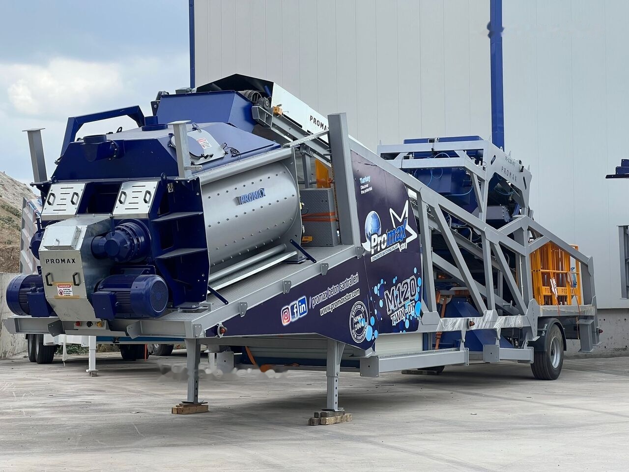Promax Mobile Concrete Batching Plant PROMAX M120-TWN DT (120m³/h) - Usina de concreto: foto 5 Promax Mobile Concrete Batching Plant PROMAX M120-TWN DT (120m³/h) - Usina de concreto: foto 5