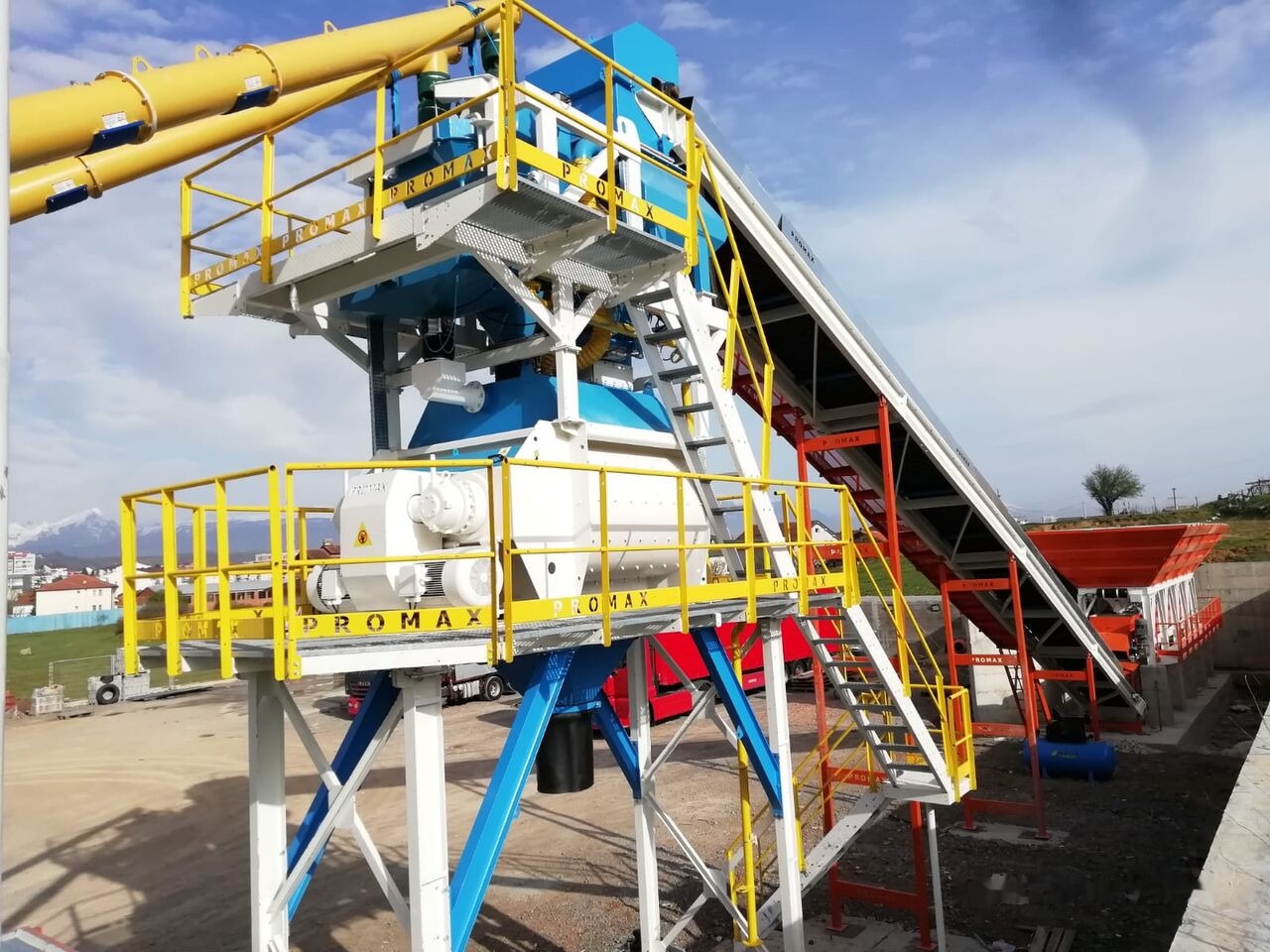 Promax Stationary Concrete Batching Plant S100 TWN (100m³/h) - Usina de concreto: foto 1 Promax Stationary Concrete Batching Plant S100 TWN (100m³/h) - Usina de concreto: foto 1