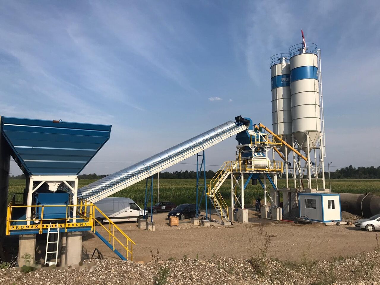 Promax Stationary Concrete Batching Plant S100 TWN (100m³/h) - Usina de concreto: foto 2 Promax Stationary Concrete Batching Plant S100 TWN (100m³/h) - Usina de concreto: foto 2