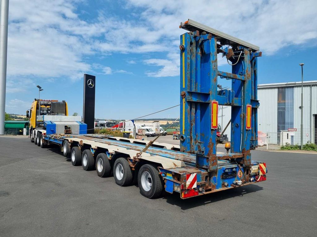 Goldhofer STZ-H6-57/80A Teleskop-Tieflader Waggontransport - Semireboque baixa: foto 1 Goldhofer STZ-H6-57/80A Teleskop-Tieflader Waggontransport - Semireboque baixa: foto 1