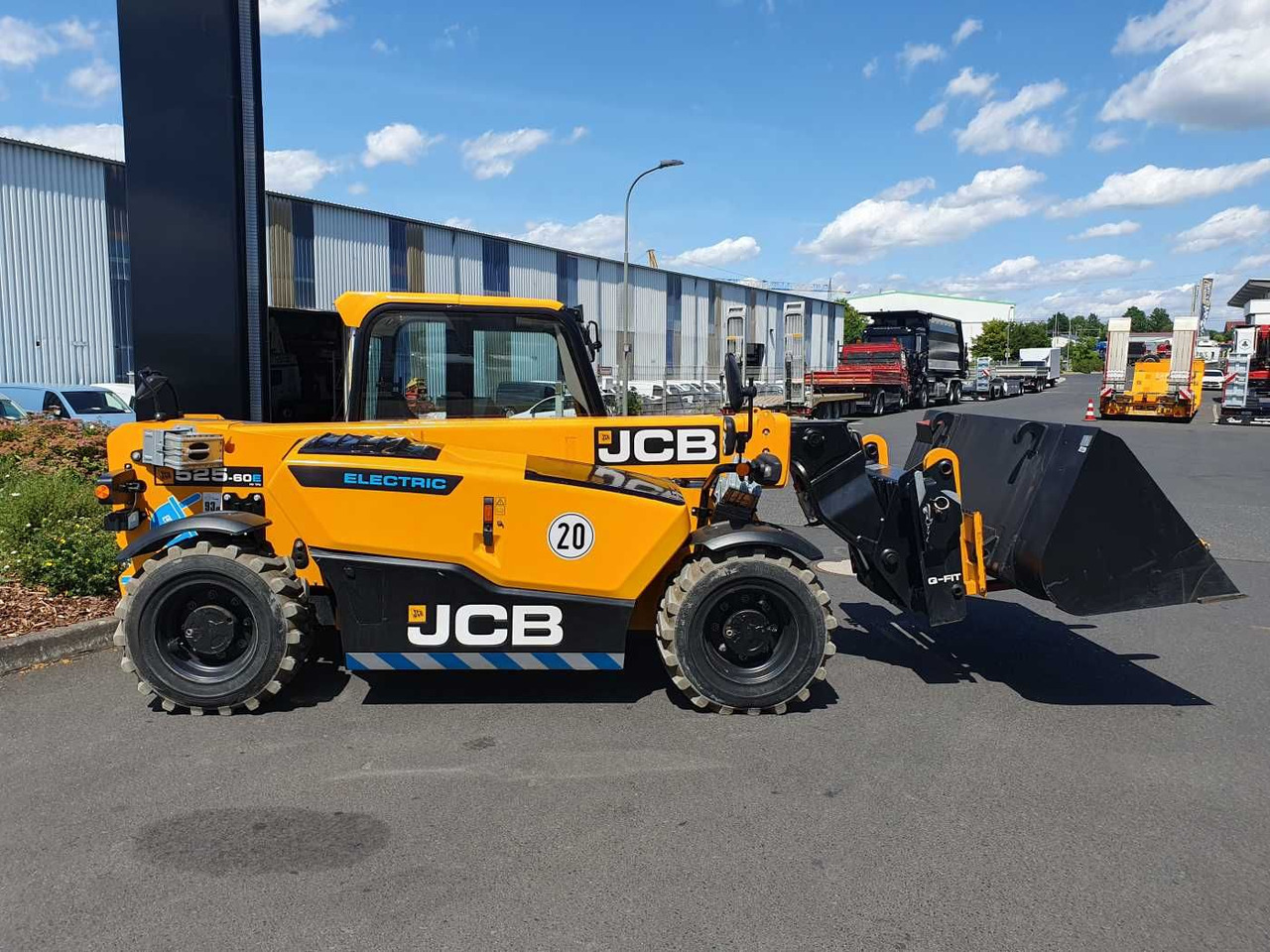 Empilhador telescópico JCB 525-60E / Elektro / 2022 / nur 176h / Gabel: foto 8