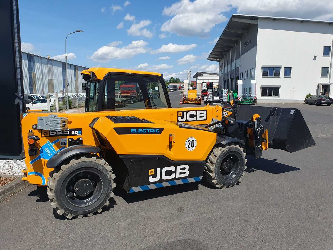 Empilhador telescópico JCB 525-60E / Elektro / 2022 / nur 176h / Gabel: foto 7