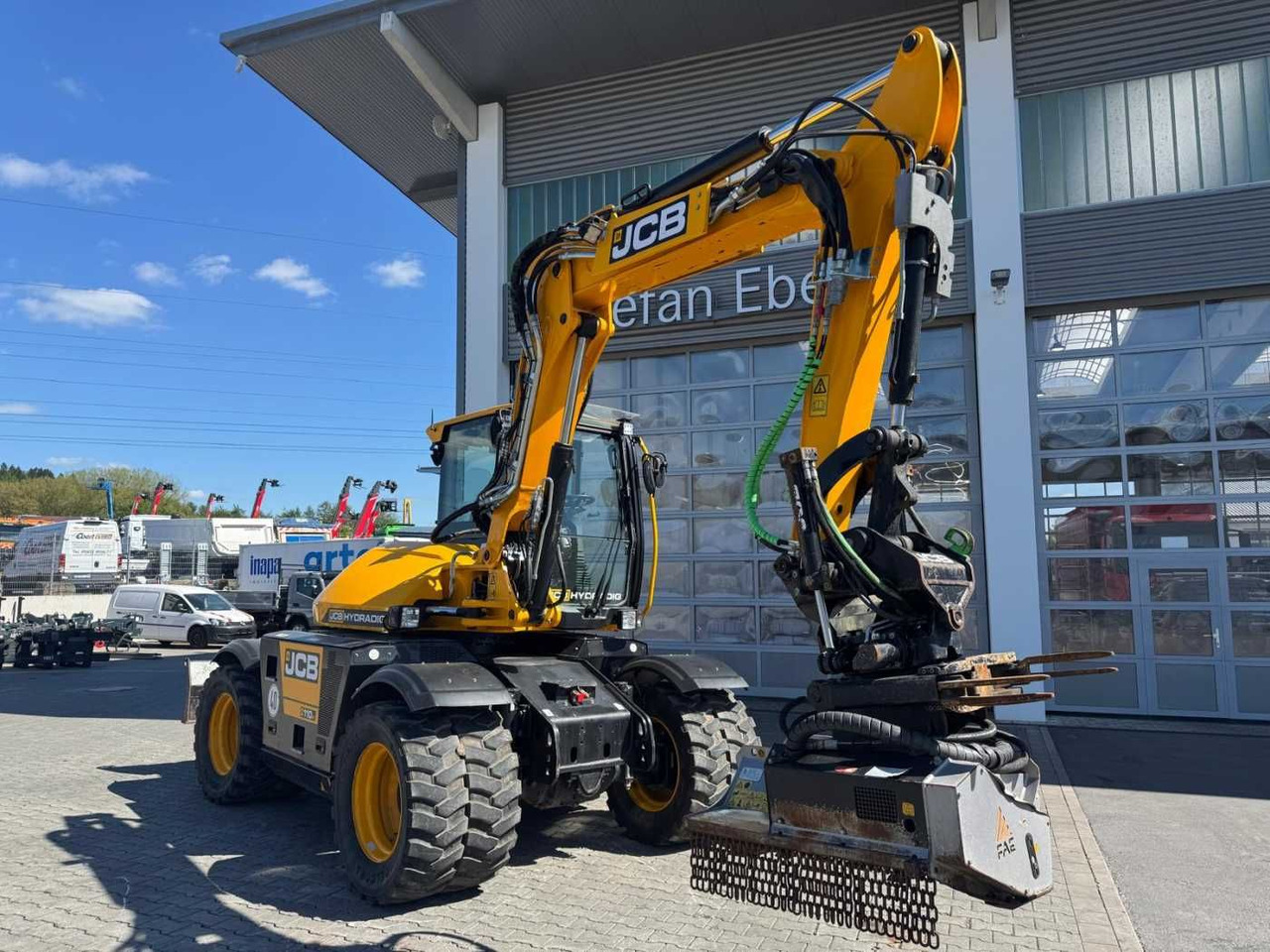 JCB Hydradig HD 110WT / 2021 / 516h! / Tiltrotator - Escavadeira de rodas: foto 2 JCB Hydradig HD 110WT / 2021 / 516h! / Tiltrotator - Escavadeira de rodas: foto 2