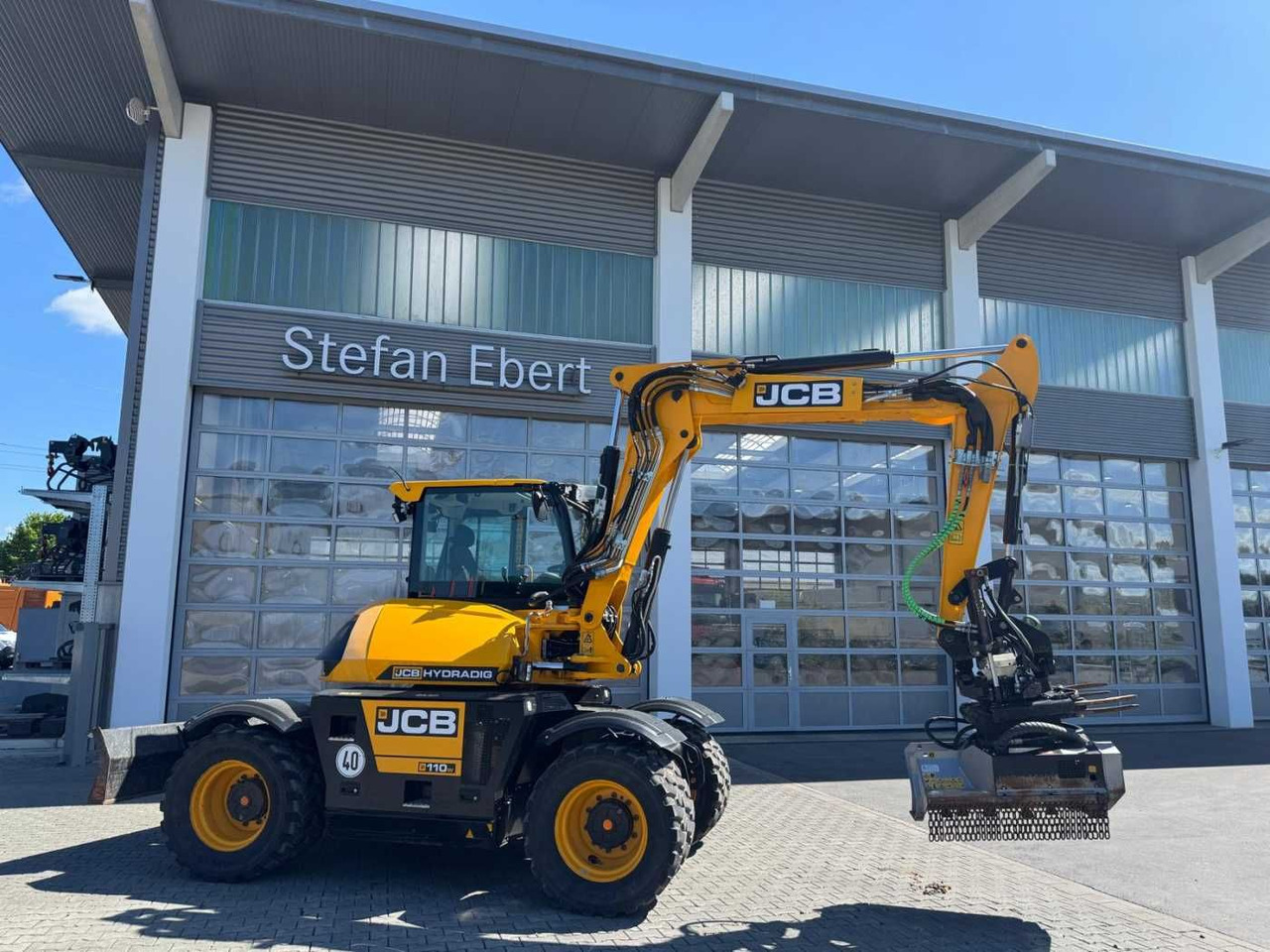 JCB Hydradig HD 110WT / 2021 / 516h! / Tiltrotator - Escavadeira de rodas: foto 1 JCB Hydradig HD 110WT / 2021 / 516h! / Tiltrotator - Escavadeira de rodas: foto 1