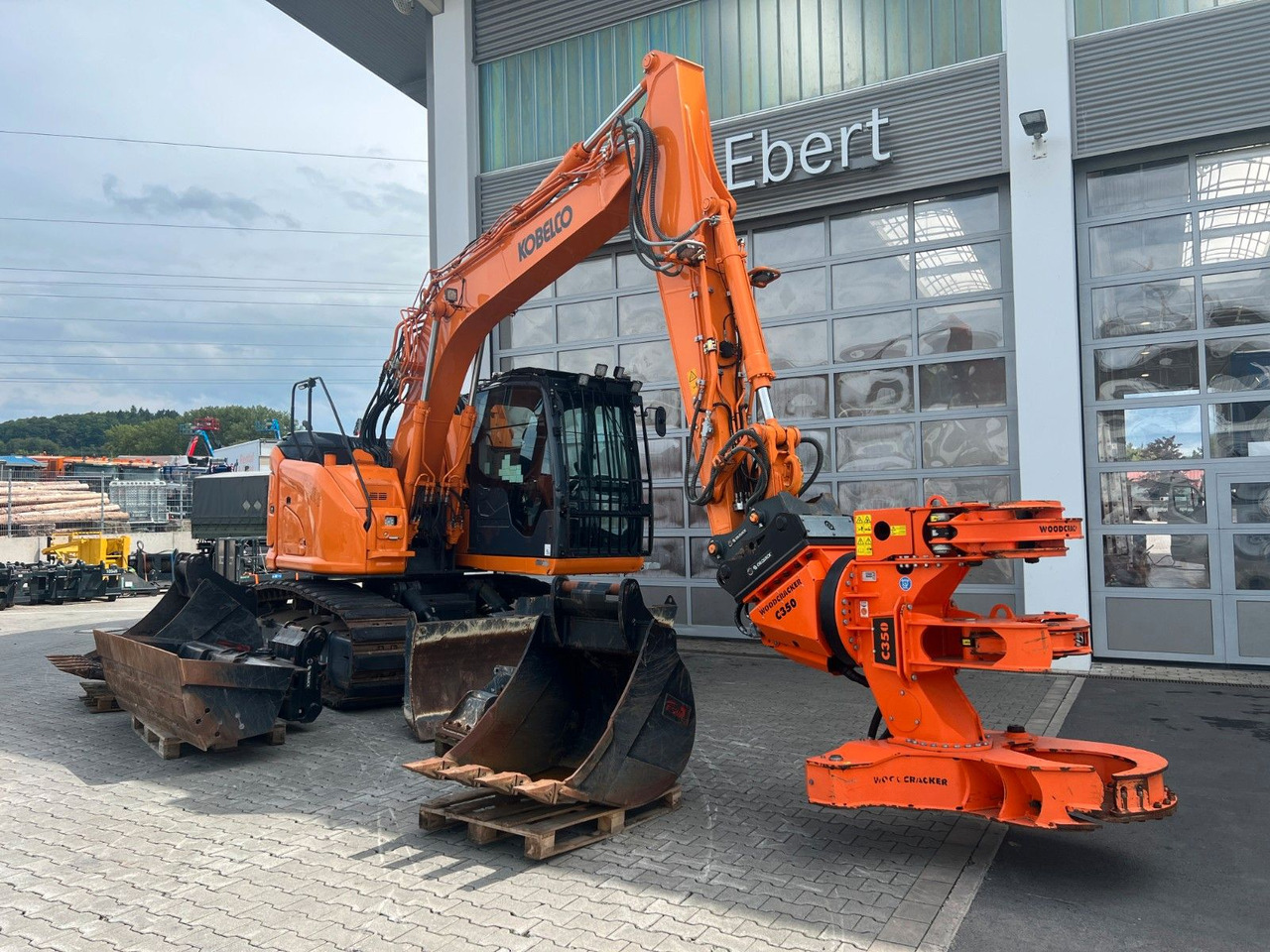 Kobelco ED160 BR-7 / nur 999h! / Woodcracker Löffelpaket - Escavadora de rastos: foto 2 Kobelco ED160 BR-7 / nur 999h! / Woodcracker Löffelpaket - Escavadora de rastos: foto 2