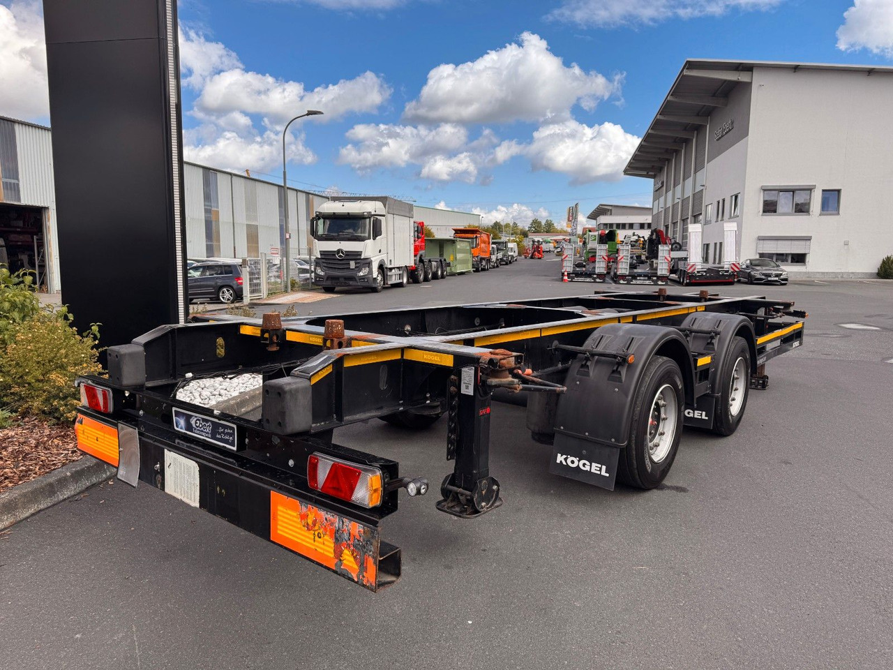 Kögel ZW 18 Lafette SAF Achsen 15.910kg Nutzlast - Reboque transportador de contêineres/ Caixa móvel: foto 2 Kögel ZW 18 Lafette SAF Achsen 15.910kg Nutzlast - Reboque transportador de contêineres/ Caixa móvel: foto 2