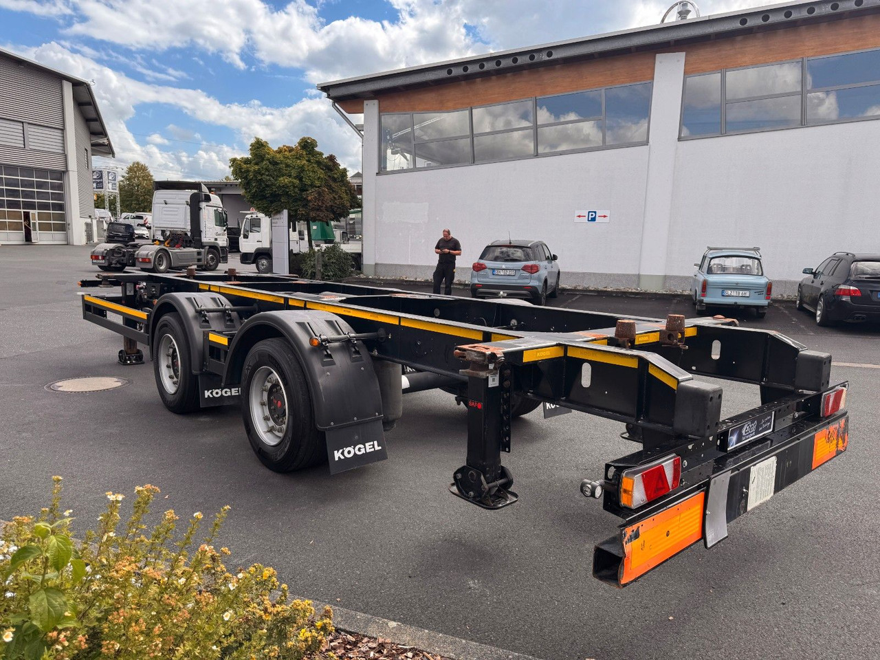 Kögel ZW 18 Lafette SAF Achsen 15.910kg Nutzlast - Reboque transportador de contêineres/ Caixa móvel: foto 5 Kögel ZW 18 Lafette SAF Achsen 15.910kg Nutzlast - Reboque transportador de contêineres/ Caixa móvel: foto 5