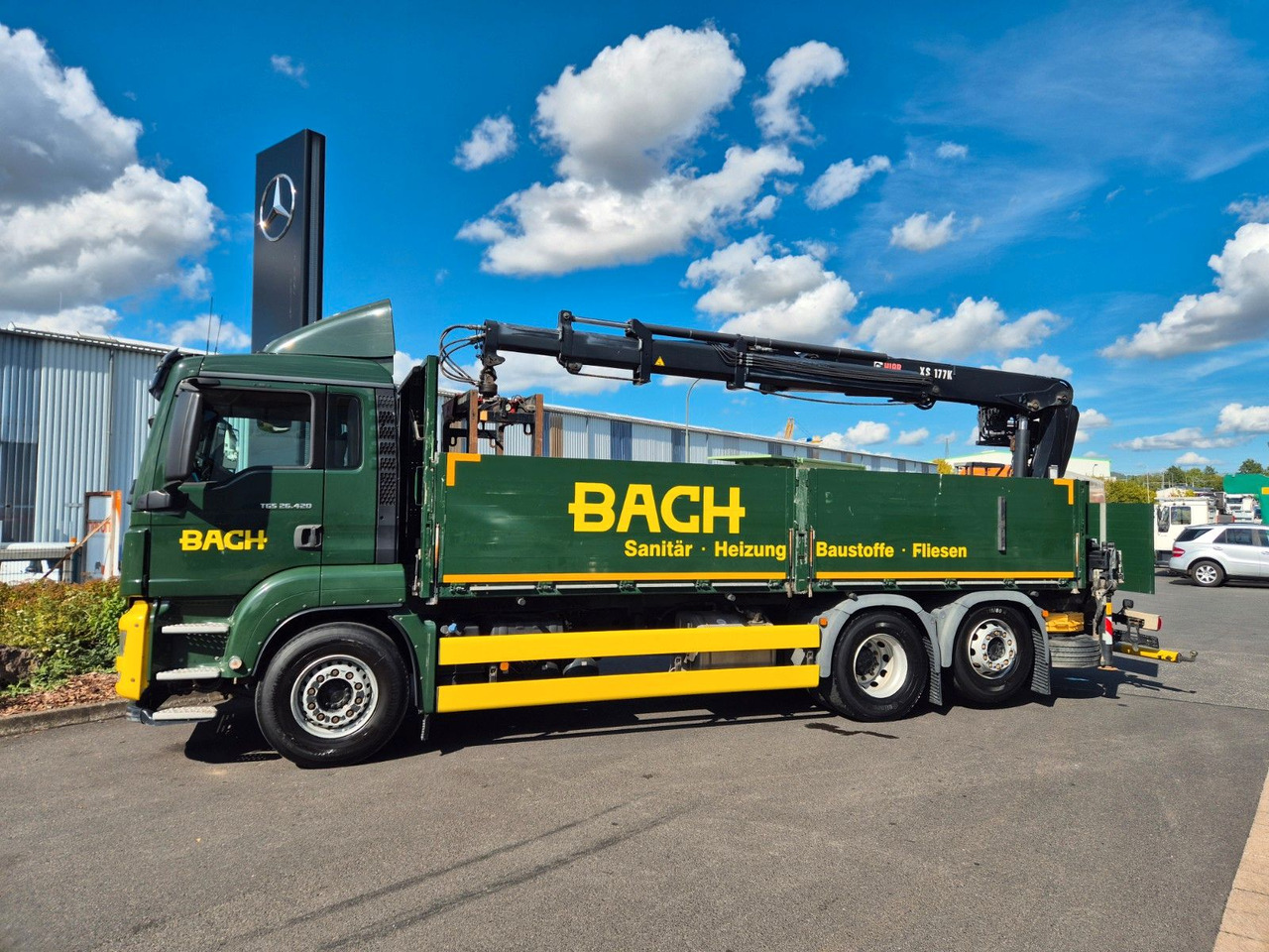 MAN TGS 26.420 6x2-4 LL Hiab 177K PRO 2 Stück - Camião de caixa aberta/ Plataforma: foto 4 MAN TGS 26.420 6x2-4 LL Hiab 177K PRO 2 Stück - Camião de caixa aberta/ Plataforma: foto 4