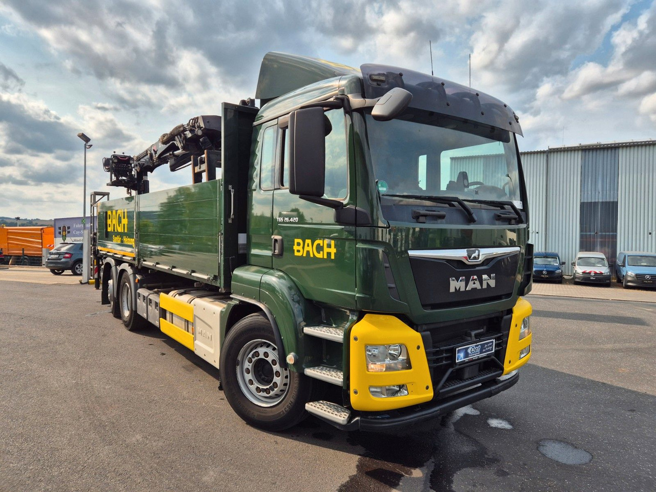 MAN TGS 26.420 6x2-4 LL Hiab 177K PRO 2 Stück - Caminhão grua: foto 3 MAN TGS 26.420 6x2-4 LL Hiab 177K PRO 2 Stück - Caminhão grua: foto 3