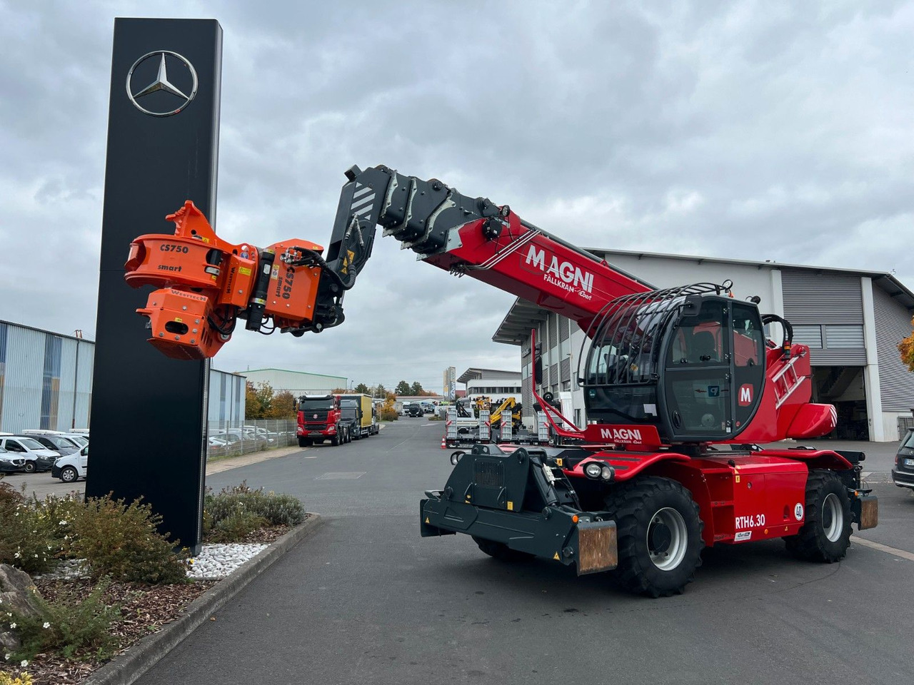 Magni RTH 6.30 SH / Fällkran / Westtech CS750 - Empilhador telescópico: foto 2 Magni RTH 6.30 SH / Fällkran / Westtech CS750 - Empilhador telescópico: foto 2