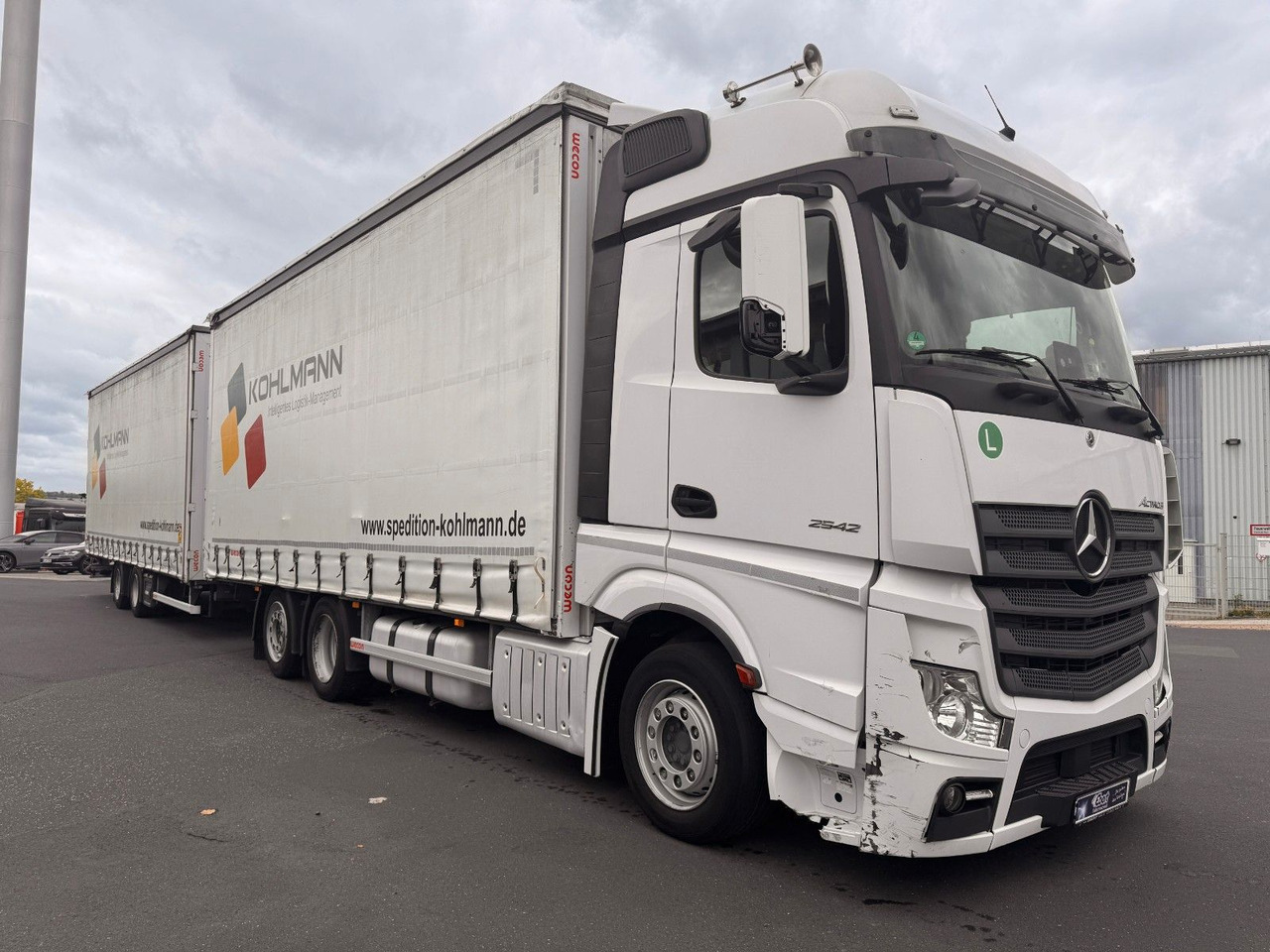 Mercedes-Benz Actros 2542 LnR 6x2 Retarder Standklima - Caminhão com lona: foto 3 Mercedes-Benz Actros 2542 LnR 6x2 Retarder Standklima - Caminhão com lona: foto 3