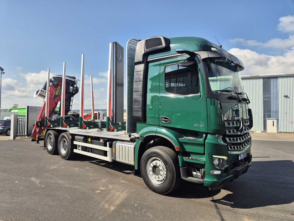 Mercedes-Benz Arocs 2651 L 6x4 Kran Epsilon TZ 12-86 Retarder - Caminhão florestal, Caminhão grua: foto 2 Mercedes-Benz Arocs 2651 L 6x4 Kran Epsilon TZ 12-86 Retarder - Caminhão florestal, Caminhão grua: foto 2