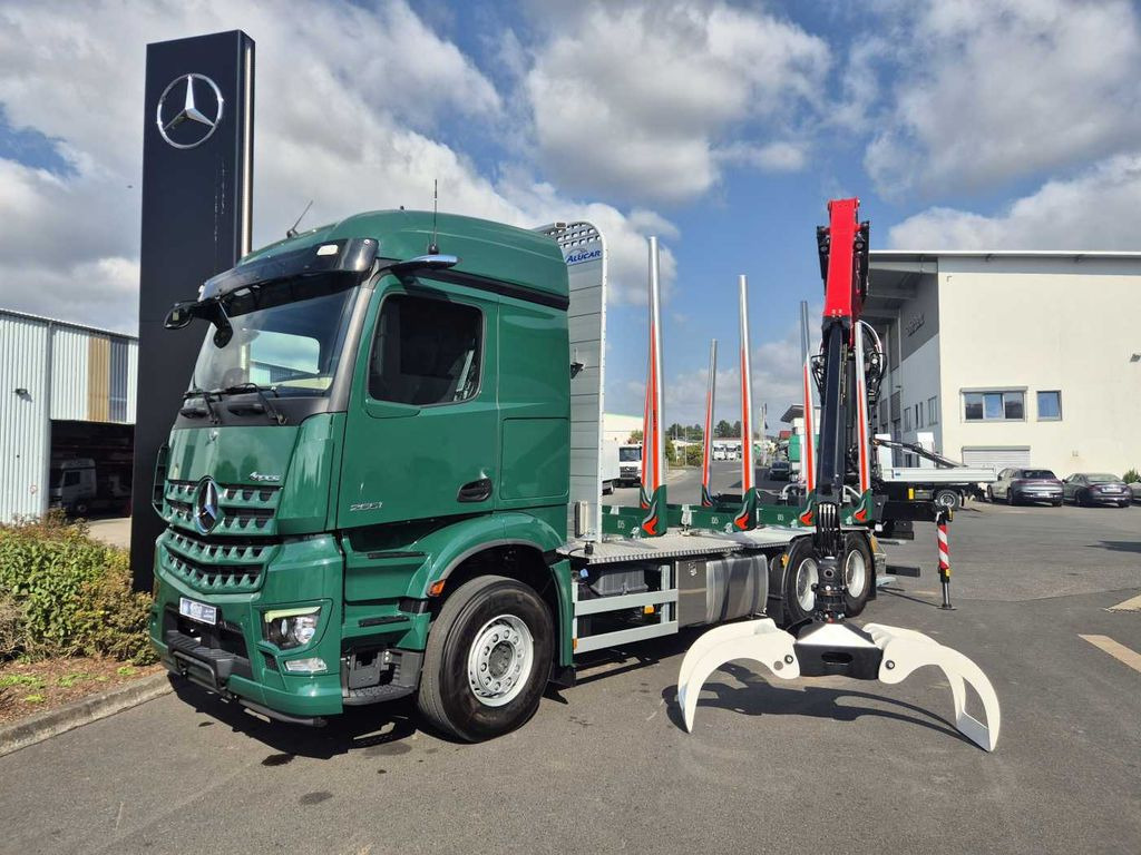 Mercedes-Benz Arocs 2651 L 6x4 Kran Epsilon TZ 12-86 Retarder - Caminhão florestal, Caminhão grua: foto 1 Mercedes-Benz Arocs 2651 L 6x4 Kran Epsilon TZ 12-86 Retarder - Caminhão florestal, Caminhão grua: foto 1