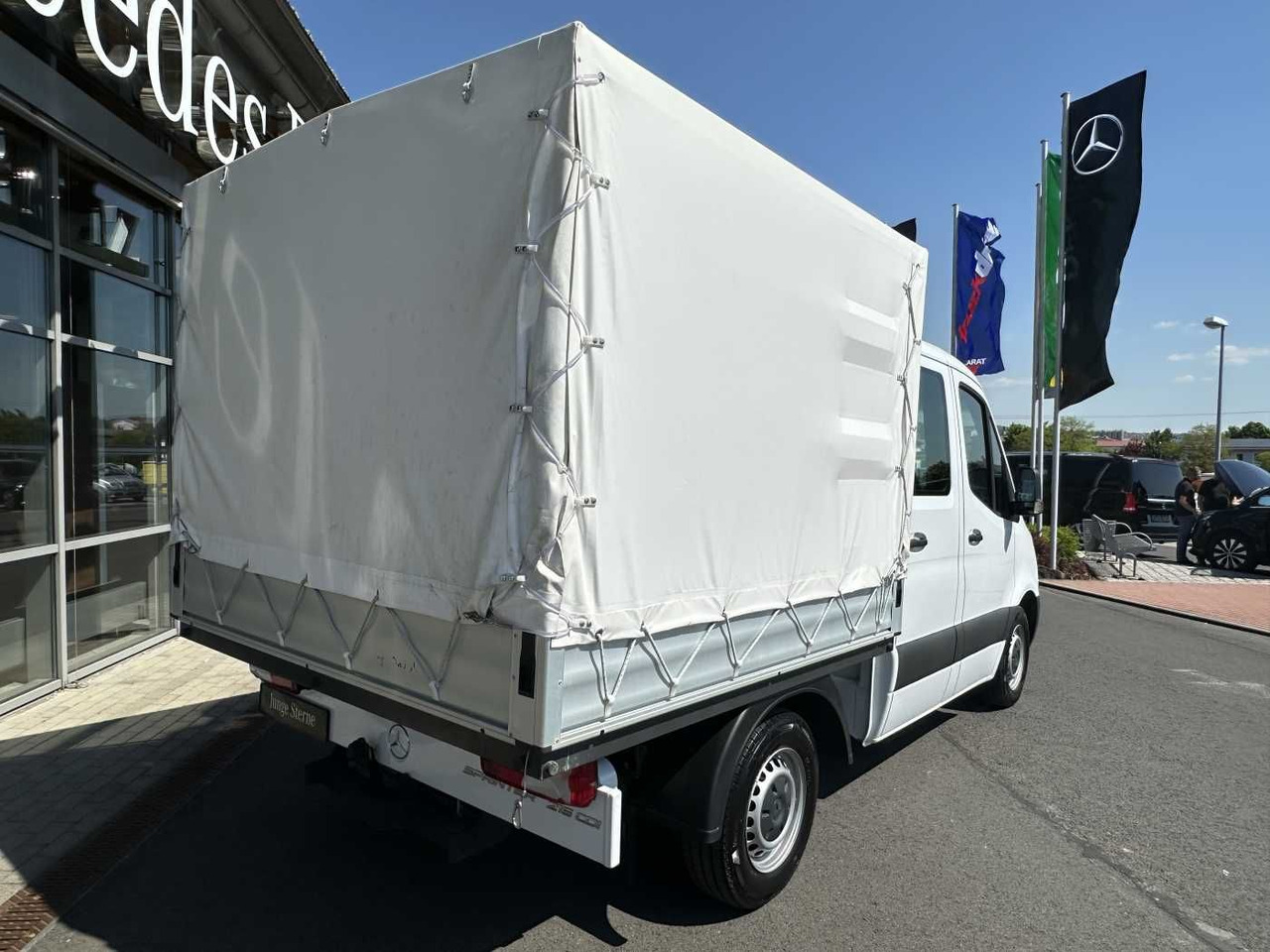 Mercedes-Benz Sprinter 215 CDI DoKa 9G Klima AHK Tempomat SHZ - Furgão de toldo: foto 4 Mercedes-Benz Sprinter 215 CDI DoKa 9G Klima AHK Tempomat SHZ - Furgão de toldo: foto 4