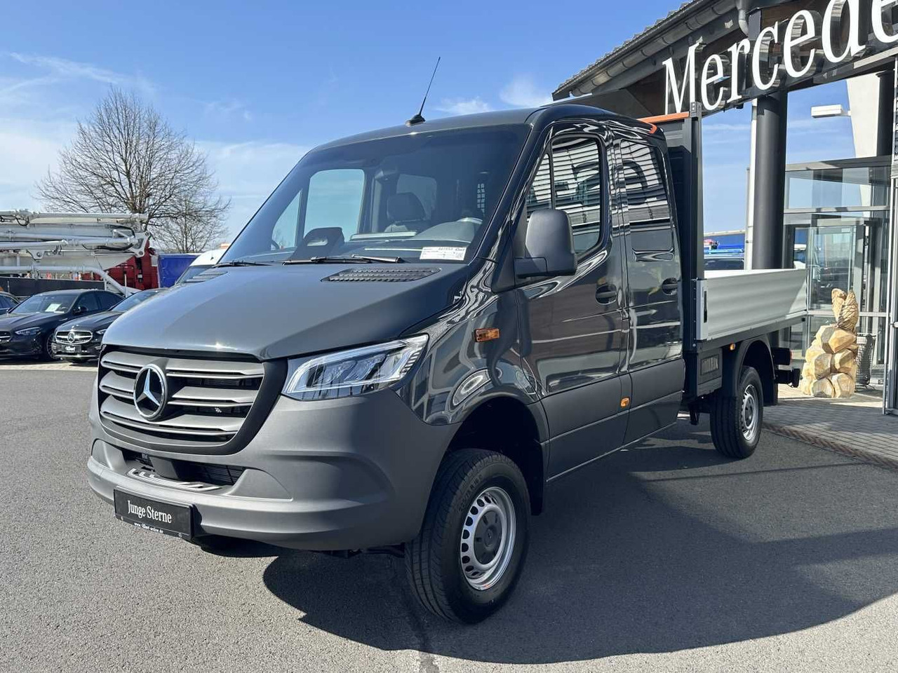 Mercedes-Benz Sprinter 319 CDI DoKa 3665 4x4 Klima AHK LED - Furgão caixa aberta, Carrinha cabine dupla: foto 3 Mercedes-Benz Sprinter 319 CDI DoKa 3665 4x4 Klima AHK LED - Furgão caixa aberta, Carrinha cabine dupla: foto 3