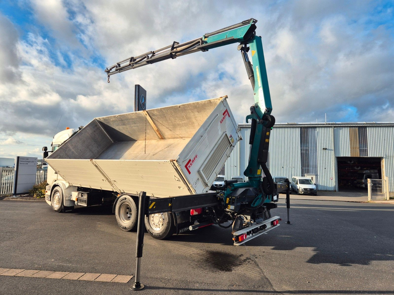 Caminhão basculante, Caminhão grua Scania G490 LB6x2*4HNB Palfinger PK 18002-EH D Funk AHK: foto 10 Caminhão basculante, Caminhão grua Scania G490 LB6x2*4HNB Palfinger PK 18002-EH D Funk AHK: foto 10