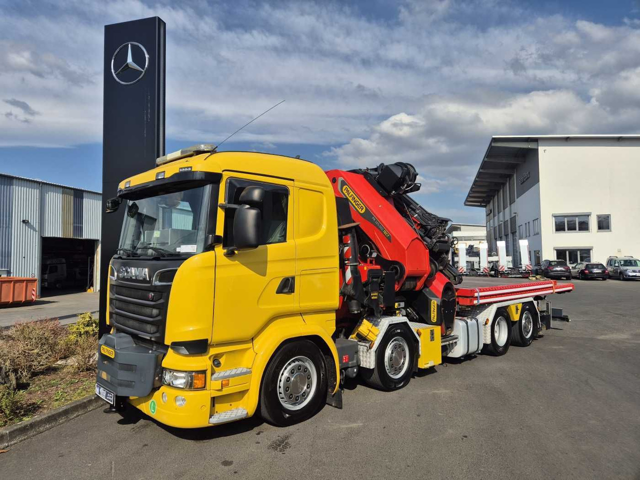 Scania R 730 LB8x2*6HNB Palfinger PK 165.002 TEC 7 JIB - Camião de caixa aberta/ Plataforma, Caminhão grua: foto 2 Scania R 730 LB8x2*6HNB Palfinger PK 165.002 TEC 7 JIB - Camião de caixa aberta/ Plataforma, Caminhão grua: foto 2
