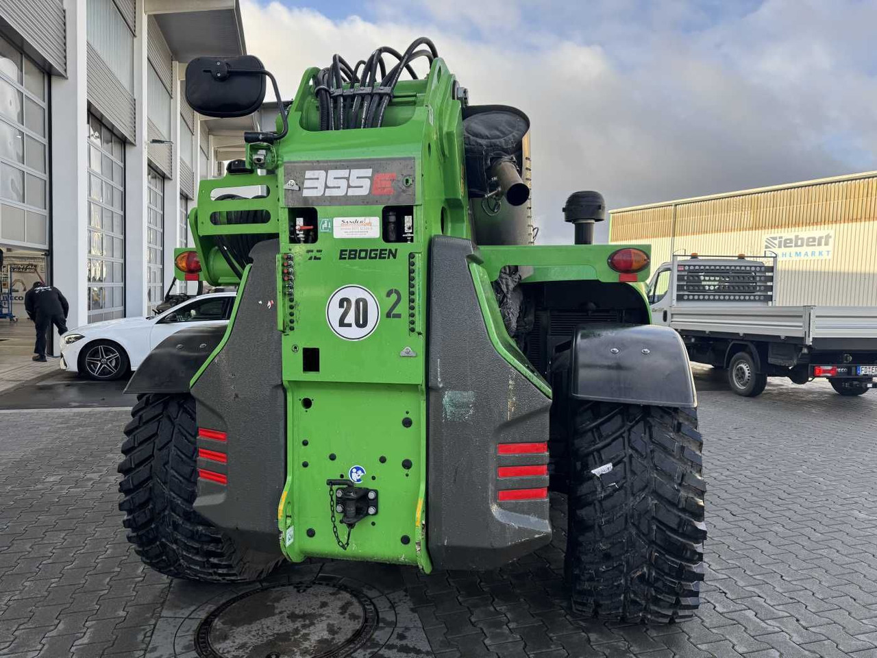 Sennebogen 355 E / Greifschaufel / nur 2.260h! - Carregadeira de rodas: foto 4 Sennebogen 355 E / Greifschaufel / nur 2.260h! - Carregadeira de rodas: foto 4