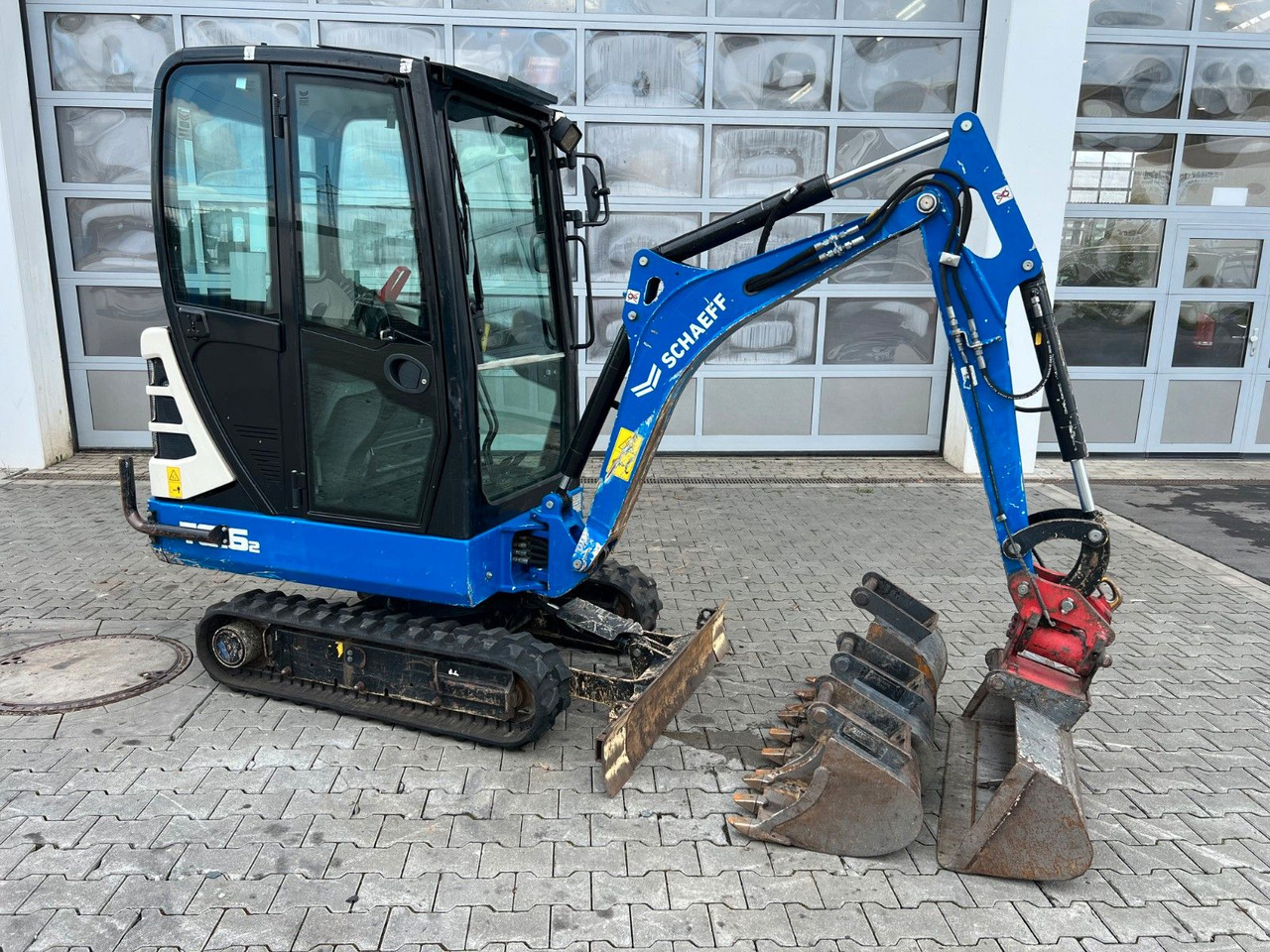 Terex TC16 / 2017 / 1.769h / Löffelpaket / Powertilt - Mini escavadeira: foto 2 Terex TC16 / 2017 / 1.769h / Löffelpaket / Powertilt - Mini escavadeira: foto 2