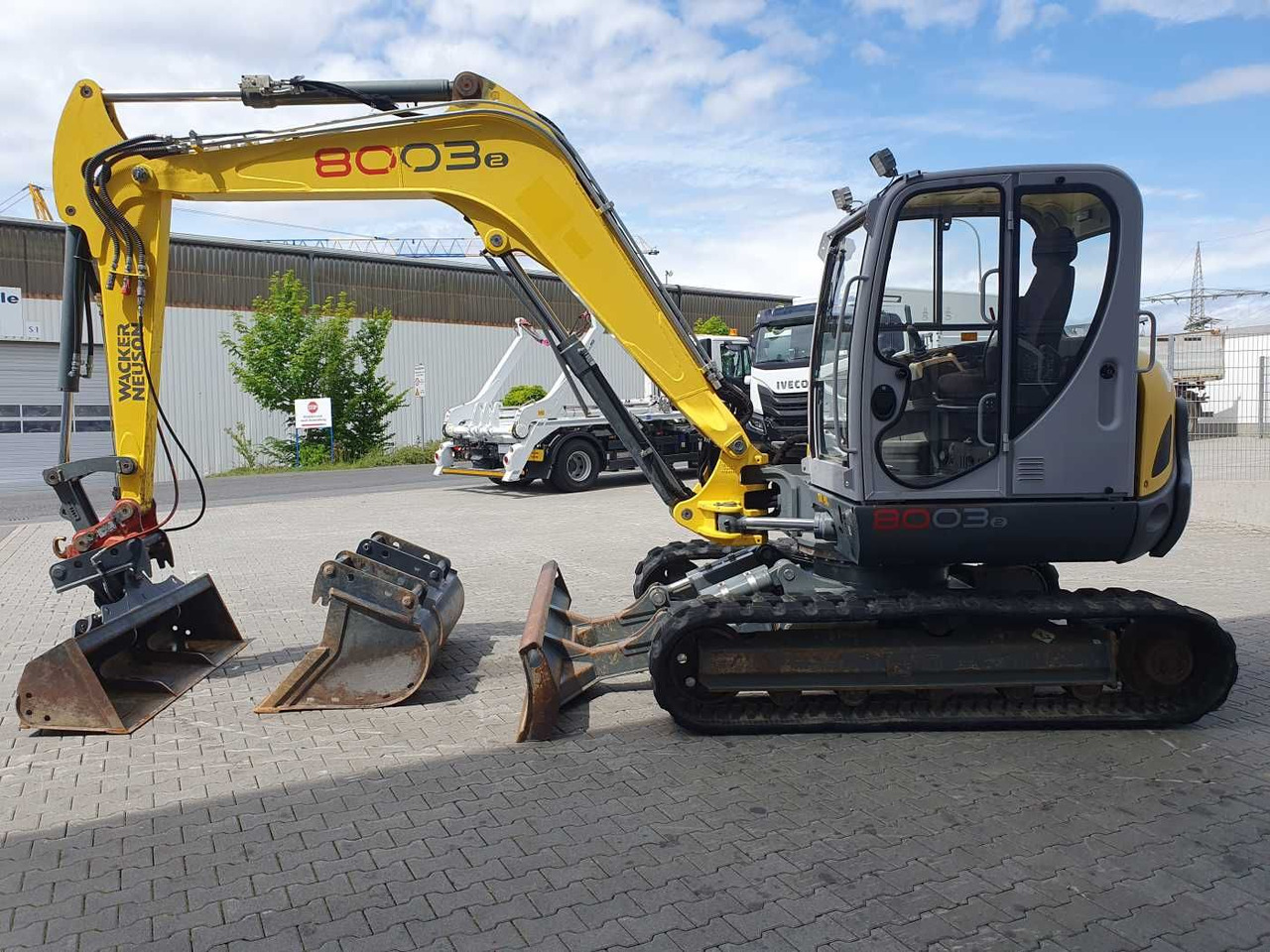 Mini escavadeira Wacker 8003 / MS08 / nur 4.035h / 2014 / Löffelpaket: foto 6