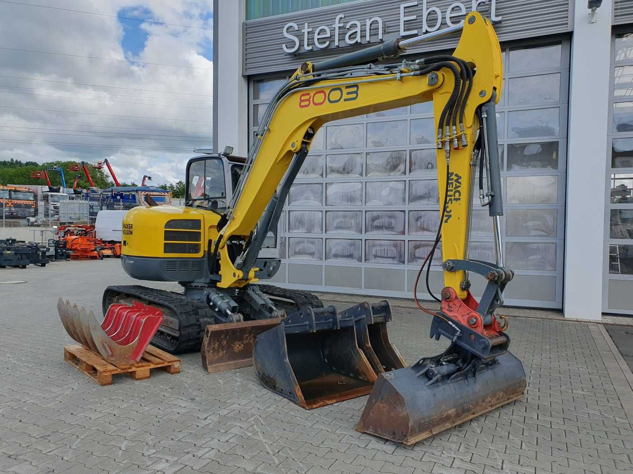 Wacker 8003 / MS08 / nur 4.035h / 2014 / Löffelpaket - Escavadora de rastos: foto 2 Wacker 8003 / MS08 / nur 4.035h / 2014 / Löffelpaket - Escavadora de rastos: foto 2