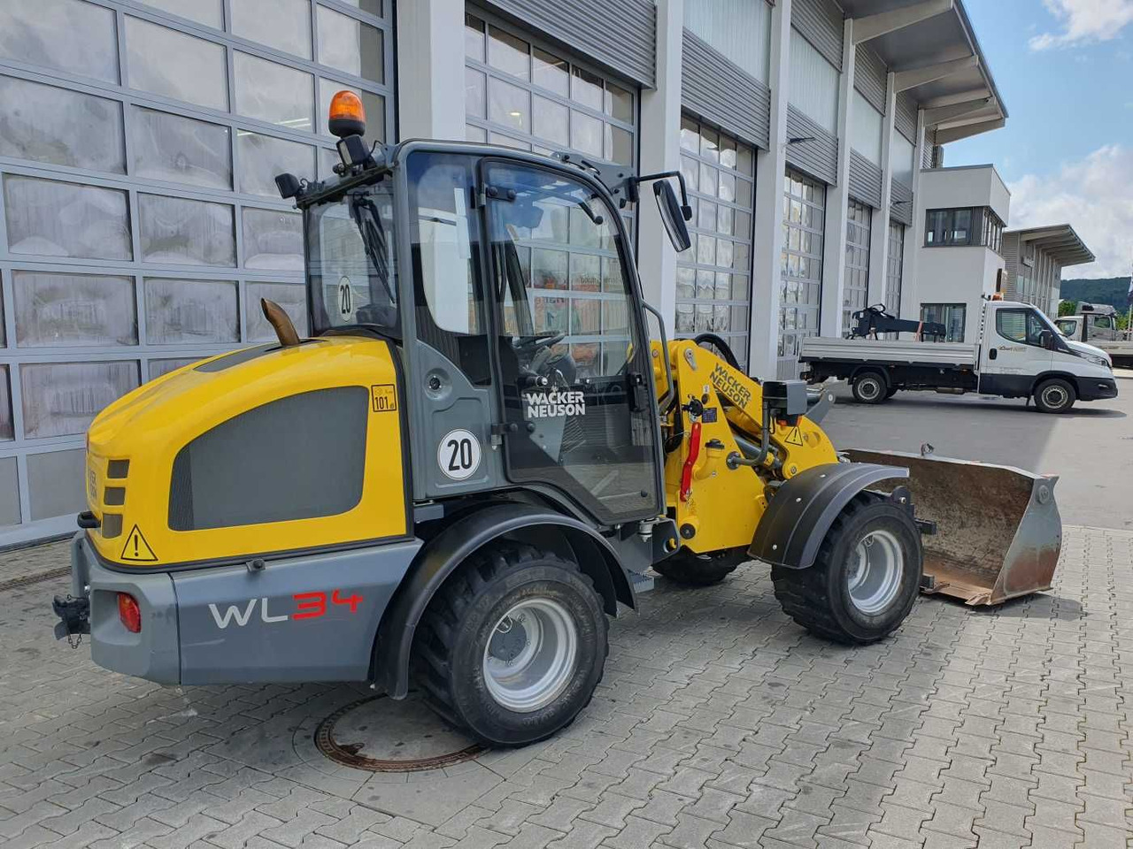 Wacker WL34 (RL40) / Schaufel + Gabel / nur 743h / 62PS - Carregadeira de rodas: foto 4 Wacker WL34 (RL40) / Schaufel + Gabel / nur 743h / 62PS - Carregadeira de rodas: foto 4