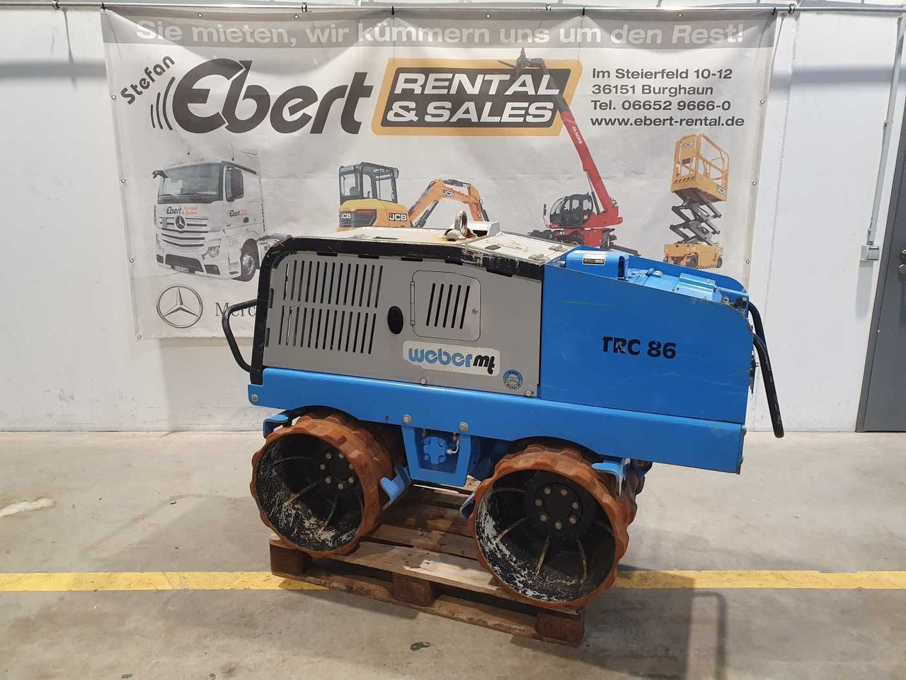 Weber TRC 86 Grabenwalze / 2020 / Funk / nur 112h - Compactador pequeno de asfalto: foto 1 Weber TRC 86 Grabenwalze / 2020 / Funk / nur 112h - Compactador pequeno de asfalto: foto 1