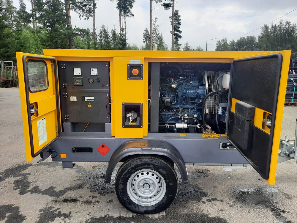 Gerador elétrico Atlas Copco QES 30 50 Hz Generaattori vetovarustuksella ID 4349: foto 11
