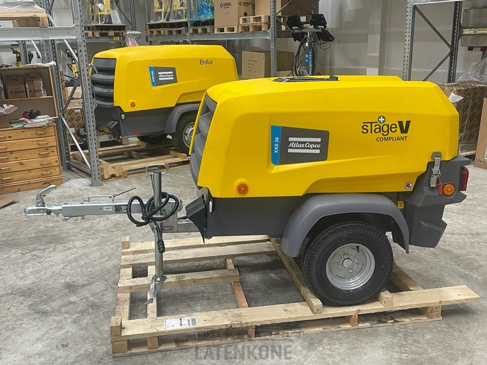 Atlas Copco XAS 38 StV Vaunukompressori UUSI - Compressor de ar: foto 3 Atlas Copco XAS 38 StV Vaunukompressori UUSI - Compressor de ar: foto 3