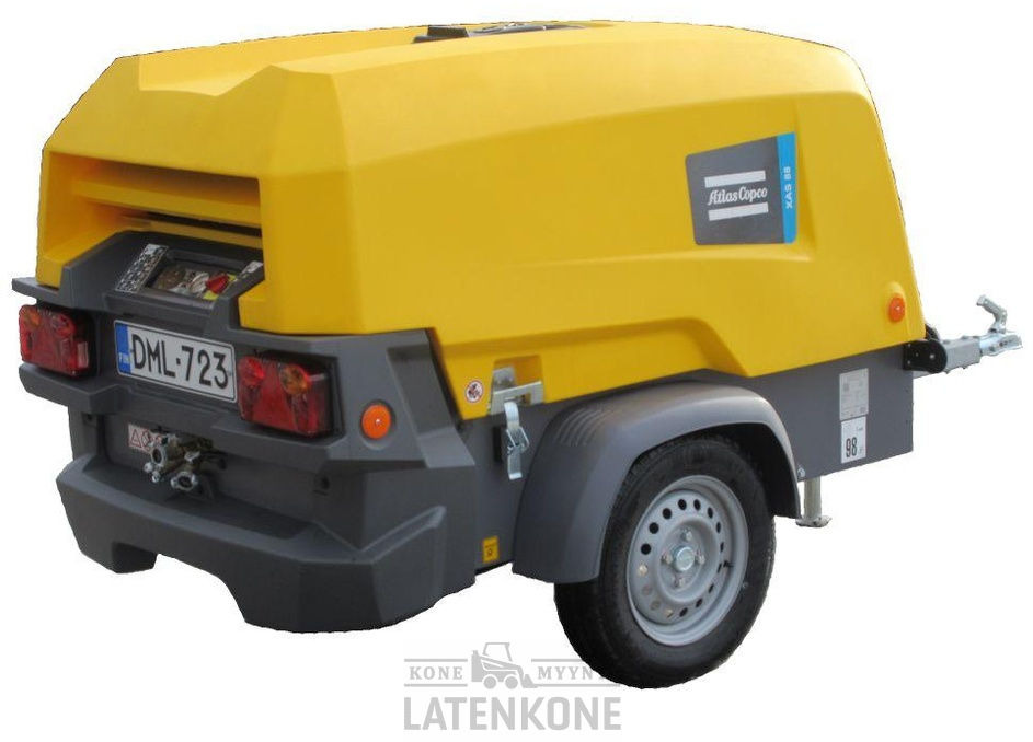 Atlas Copco XAS 88-7 StV Vaunukompressori UUSI - Compressor de ar: foto 4 Atlas Copco XAS 88-7 StV Vaunukompressori UUSI - Compressor de ar: foto 4