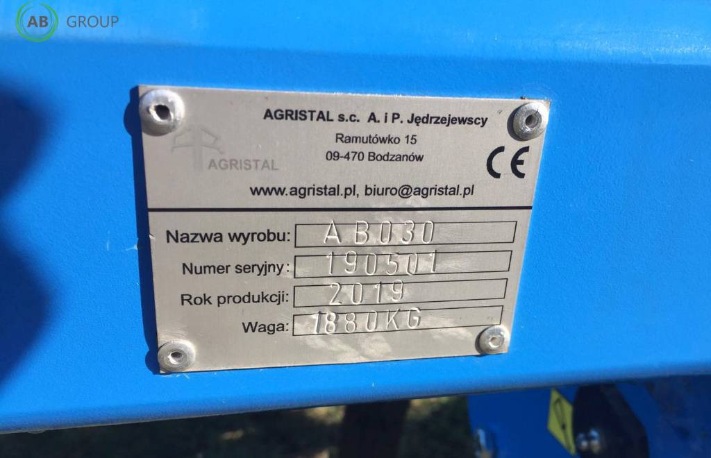 Cultivador Agristal Stubble cultivator 3 m: foto 6