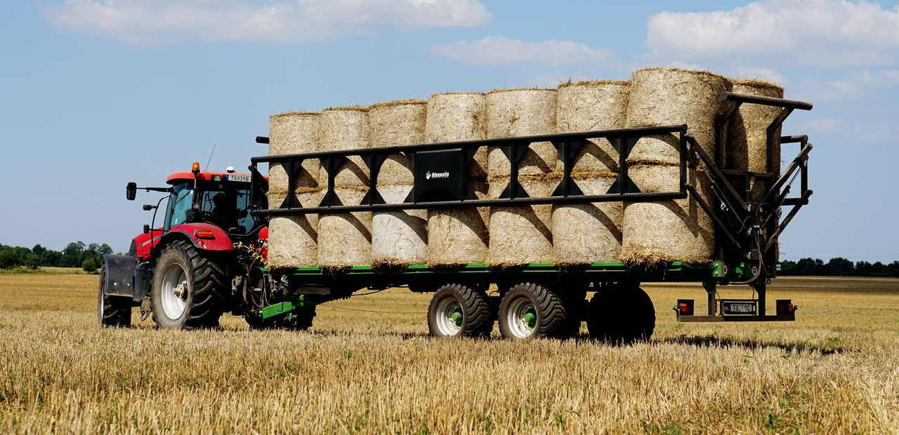 Dinapolis bale trailer 20t, RPP-9000 - Remolque platforma agrícola: foto 2 Dinapolis bale trailer 20t, RPP-9000 - Remolque platforma agrícola: foto 2