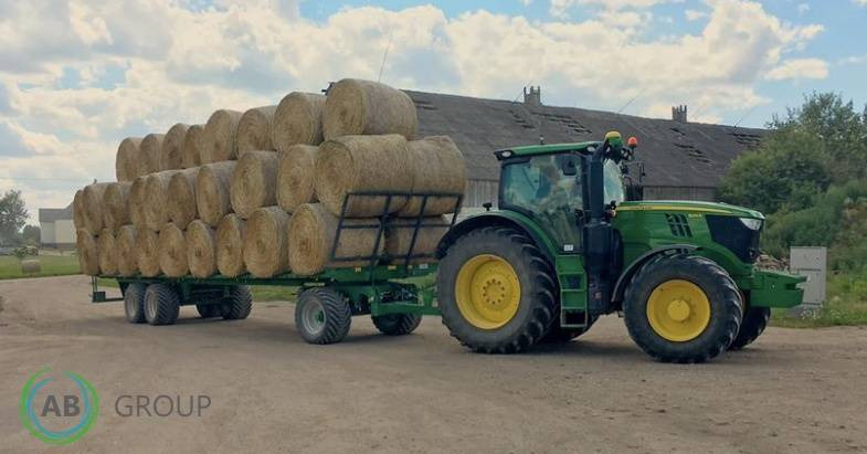 Dinapolis bale trailer RP-10500, 14 t - Remolque platforma agrícola: foto 2 Dinapolis bale trailer RP-10500, 14 t - Remolque platforma agrícola: foto 2