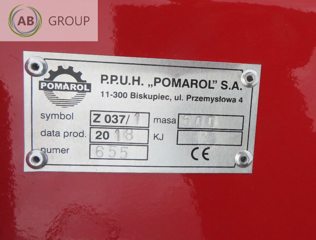 Pomarol flail mower Z037/1, 1.58 m - Triturador de martelos/ Destroçador: foto 4 Pomarol flail mower Z037/1, 1.58 m - Triturador de martelos/ Destroçador: foto 4