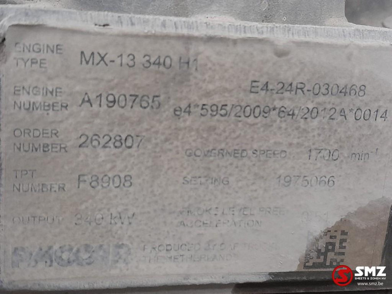 DAF Occ Motor DAF XF106 EURO 6 MX13 340 - Motor de Caminhão: foto 5 DAF Occ Motor DAF XF106 EURO 6 MX13 340 - Motor de Caminhão: foto 5