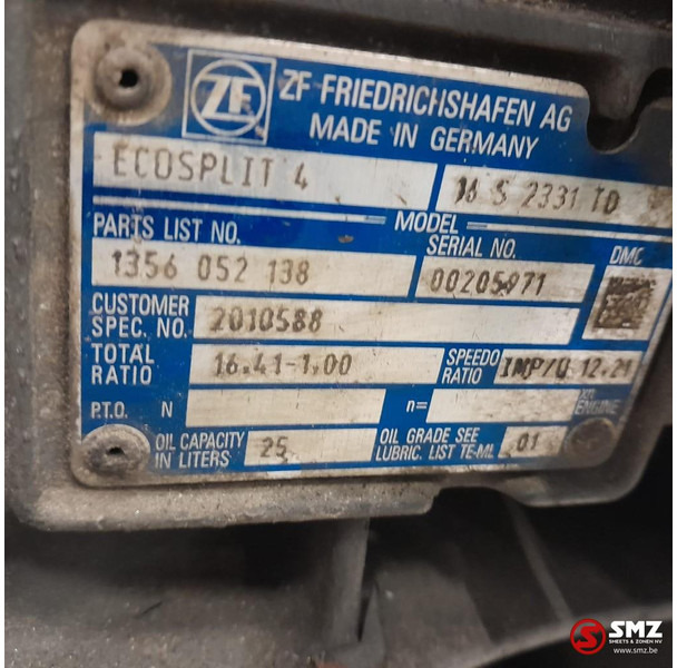 DAF Occ versnellingsbak 16S2331TD + intarder DAF - Caixa de câmbio de Caminhão: foto 5 DAF Occ versnellingsbak 16S2331TD + intarder DAF - Caixa de câmbio de Caminhão: foto 5