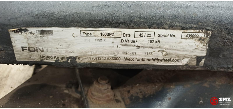 Diversen Occ koppelschotel 150SP2 Fontaine - Quinta-roda de Caminhão: foto 5 Diversen Occ koppelschotel 150SP2 Fontaine - Quinta-roda de Caminhão: foto 5