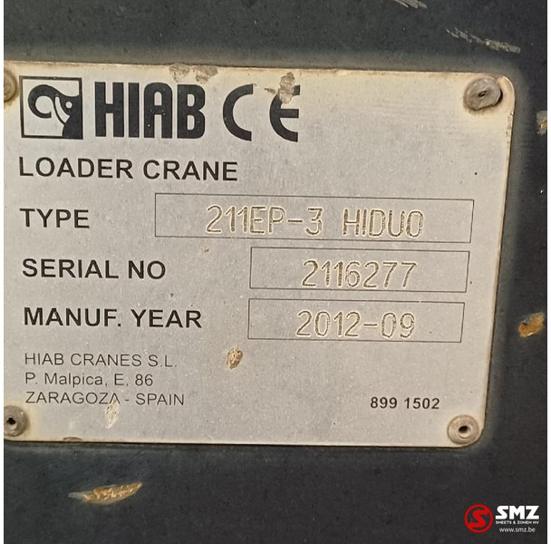Lança Hiab Occ Autolaadkraan Hiab 211EP-3 + radio: foto 7