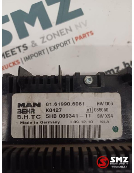 MAN Occ airconditioningsbedieningspaneel MAN - Cabine e interior de Caminhão: foto 3 MAN Occ airconditioningsbedieningspaneel MAN - Cabine e interior de Caminhão: foto 3