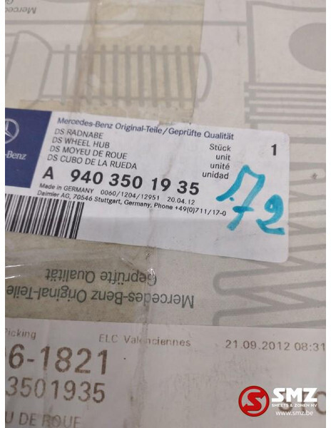 Mercedes-Benz Wielnaafreparatieset mercedes atego a9403501935 - Suspensão de Caminhão: foto 2 Mercedes-Benz Wielnaafreparatieset mercedes atego a9403501935 - Suspensão de Caminhão: foto 2