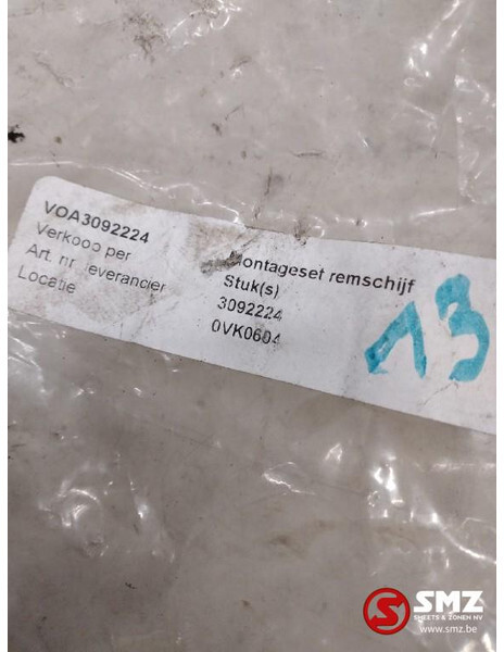 Volvo Remschijf accessoire kit volvo 3092224 - Disco de freio de Caminhão: foto 2 Volvo Remschijf accessoire kit volvo 3092224 - Disco de freio de Caminhão: foto 2